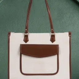 MINI WESST Go Socials Canvas Structured Shoulder Bag-49