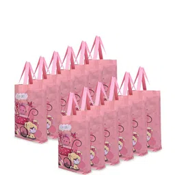 Kuber Industries Set Of 12 Graphic Printed Structured Handheld Bag image 2
