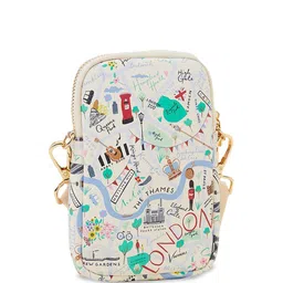 Accessorize Floral PU Structured Shoulder Bag with Applique image 3