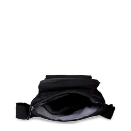 EASY Black Structured Backpack with Applique image 4