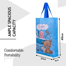 Kuber Industries Printed Structured Handheld Bag with Applique image 4