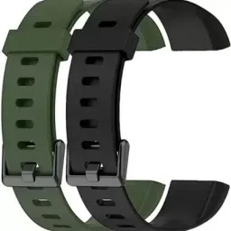 Like Star combo for 2 replacement silicon band with metal buckle strap for realme band Smart Band Strap-9