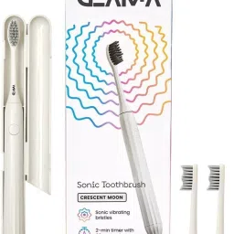 GLAMA Electric Toothbrush with 2 Brush Heads & Travel Case, 3 Cleaning Modes Electric Toothbrush-image-112