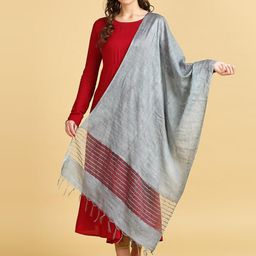 Dupatta Bazaar Cotton Silk Sequinned Dupatta-image-94
