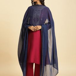 W Dupatta with Sequinned-44