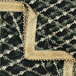 Dupatta Bazaar Embroidered Dupatta with Sequinned image 3