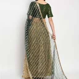 Dupatta Bazaar Embroidered Dupatta with Sequinned image 5