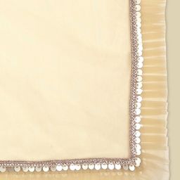 Dupatta Bazaar Ruffle Embellished Border Net Dupatta image 4