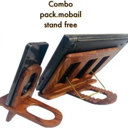 OnlineCraft Wooden laptop height adjustable lightweight eyes protect portable laptop stand ch1001 Laptop Stand-25