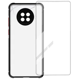 ARROW Hybrid Screen Protector & Polycarbonate Back Cover Combo for Xiaomi Mi 10i (Scratch Protection, Black)-20