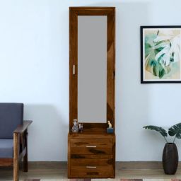 woodsworth from pepperfry Kelty Sheesham Wood Dresser in Scratch Resistant Provincial Teak Finish With Drawers-picture-21