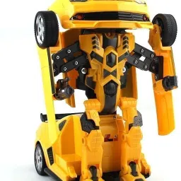vikrida Auto Converting Car to Robot Toy with Lights & Sound Transformer Toy for Kids image 2