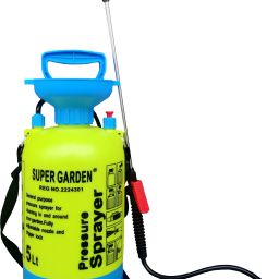 PORTABLE PRESSURE WITH 5 LITRE TANK USED FOR PLANT & PESTICIDE SPRAY ETC 5 L Hand Held Sprayer-12