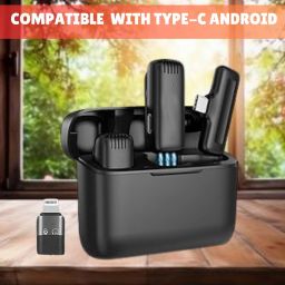 J13 (Wireless Microphone) Noise Reduction Mic for YouTube/Vlogging/RecordingB314 Microphone-image-68