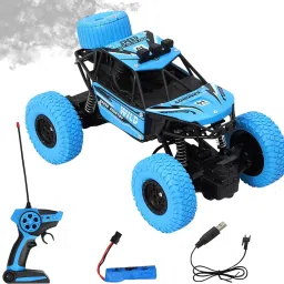 1:18 Rc Rock Crawler Toy with Spray Feature & 5 Function High Speed Car-image-42