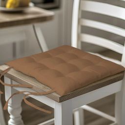 Microfibre Square Chair Pad for Office Home Sitting Chair Cushion Pad 16X16 Inch Microfibre Solid Chair Pad Pack of 1-image-68