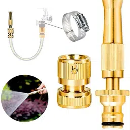 Brass Water Spray Nozzle With Clamp Hose Connector-picture-15