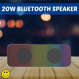 FRONY Shark (PORTABLE BLUETOOTH SPEAKER) With Stereo Sound Quality & 6Hs. PlaytimeE489 20 W Bluetooth Laptop/Desktop Speaker-picture-19