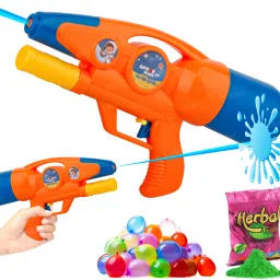 Holi Pichkari Water Gun for Kids High Pressure Tank Holi Combo 100 Balloon Water Gun-image-22