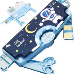 ladista Pencil Box for Boys Multifunctional Space Pencil Box for Kid Magnetic Pencil Box Geometry Box-picture-4