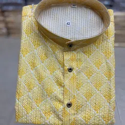 foxdx Men Printed Cotton Blend Straight Kurta-picture-23