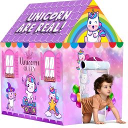 Unicorn Are Real Kids Play Tent House-image-67