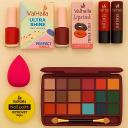 Eyeshadow, Lipsticks, Eyeliner, Nail paint & More – Daily Use & Gift Set combo-image-11