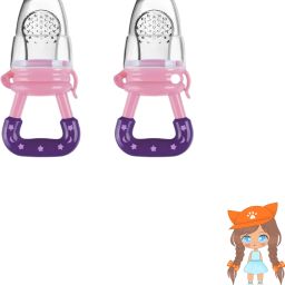 SST Sales Baby Food And Fruit Nibbler & Pacifier Teether BPA Free Nibbler TH95 Feeder-image-52