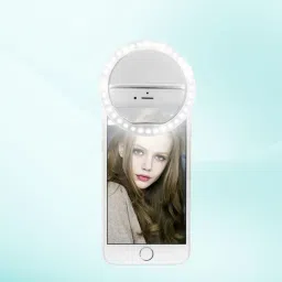 BITWEAVE Holiday Party Selfie Ring Light – 3 Brightness Levels Ring Flash-image-78