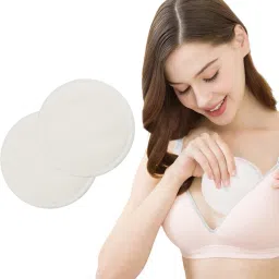 Reusable, Washable, Dry feel Baby White Nursing Breast Pad-image-60