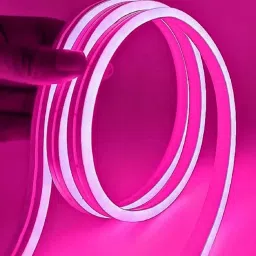 120 LEDs 1 m Pink Steady Strip Rice Lights-22
