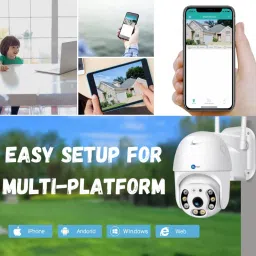 Maizic Smarthome Wifi Camera 3MP HD 360° View CCTV Camera For Home with Night Vision Security Camera image 3