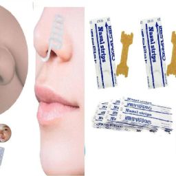 1 Pc New Snore Stopper Nose clip and Better Breath Nasal strips (10 Pc) Anti-snoring Device-image-58
