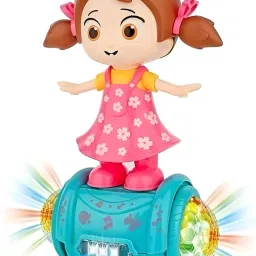 Rotating Musical Fashion Girl Toy with 5-D Lights and Sound-image-13