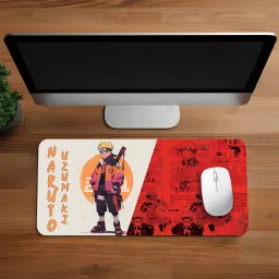 ZORI Naruto Uzumaki Printed Mouse Pad for Gaming Computer, Laptop (11*23inch) Mousepad-image-3