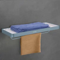 Towel Rack for Bathroom/24 inch Towel Bar/Towel Stand/Towel Holder- (Pack of 1) Grey, Milky White Towel Holder-picture-23