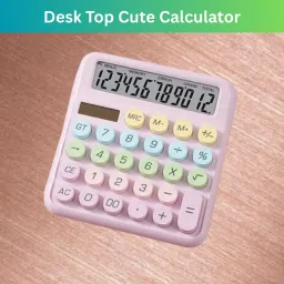 Desktop Calculator, 12-Digit Large LCD and Large Buttons for Office, Homes E36 Basic Calculator-image-51