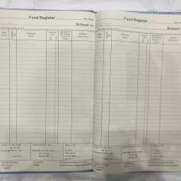 School Funds Register R K School Funds Register 50 Pages, Pack of 1 1-Part Record keeping Book-image-25