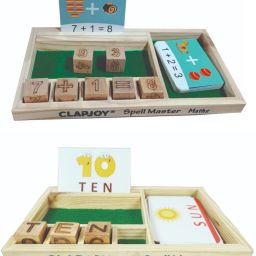 Spelling Games for Kids Wooden Matching Letters Toy with Flash Cards (Combo)-13