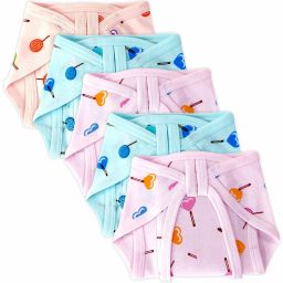 New born Baby's Cotton Cloth nappy Washable nappies (multicolour)-10