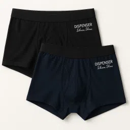 Pack of 2 Solid Men Trunk-image-3