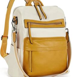Medium 25 L Backpack Leather Backpack For Women and Girl Anti-theft Purse for Travel-image-52