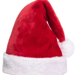 KAKU FANCY DRESSES Santa Clause Cap, Santa Hat for Kids, Christmas Cap for Boys & Girls, Free Size-image-2