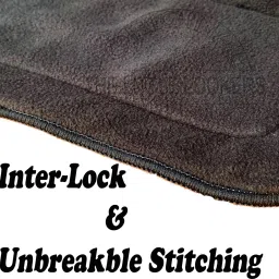 the little lookers 5 Layer Bamboo Charcoal Inserts/Liners/Pads/Cloth Diaper Liner/Wetfree Reusable Washable Cotton Diaper Nappy Inserts/Charcoal Pads for Baby Cloth Diapers (Charcoal Insert, Pack Of 5) image 3