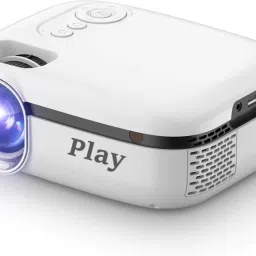 PLAY Portable 4 Inch Mini 1080P High Definition WIFI Projector High Brightness Low Noise for Video Meeting (3500 lm) Projector-0