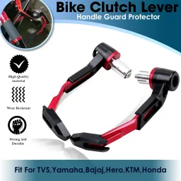 Red CNC 7/8"(22mm) Brake Clutch Lever Guards Protector Protective Hand Guard Handlebar Hand Guard-22