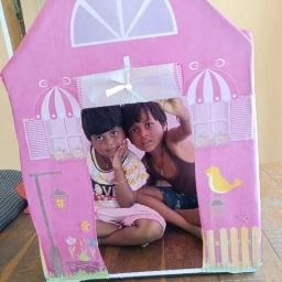 Child-Safe Tent with Cute Cartoon Graphics-image-22