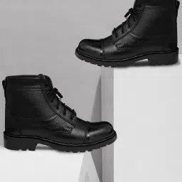 DMS Police/NCC Black Boots For Men-image-42