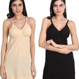 aimly Women Black, Beige Camisole-picture-31
