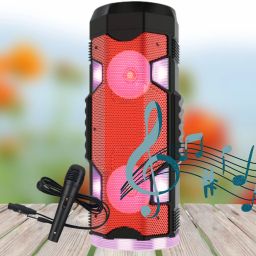 GUGGU Party Speaker with Wireless Bluetooth Speaker RGB Light Mic, FM With Remote K155 20 W Bluetooth Soundbar-image-44